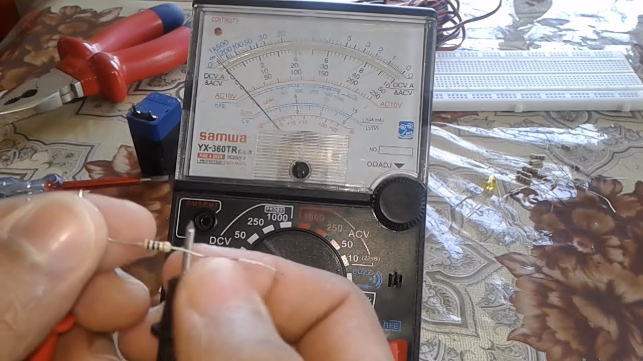 HOW TO MEASURE RESISTOR USING MULTIMETER